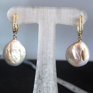Genuine Pearl Earrings